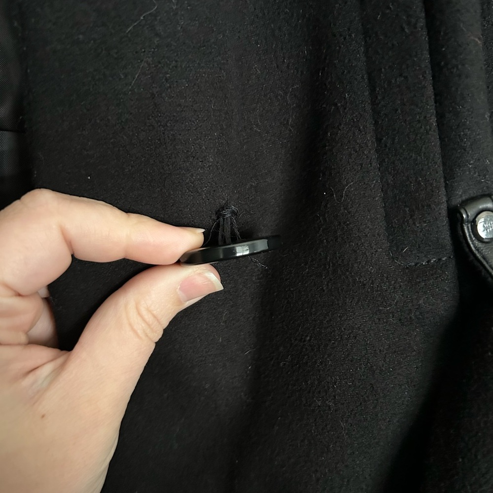 Steve Madden Black Princess Cut Winter Coat - Picture 9 of 9